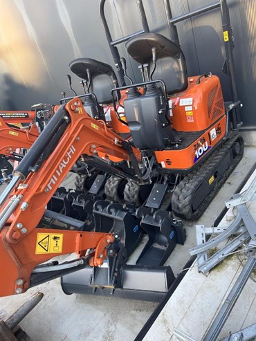 Graafmachine 1210kg HITACHI ZX10U-6 YSR NIEUW